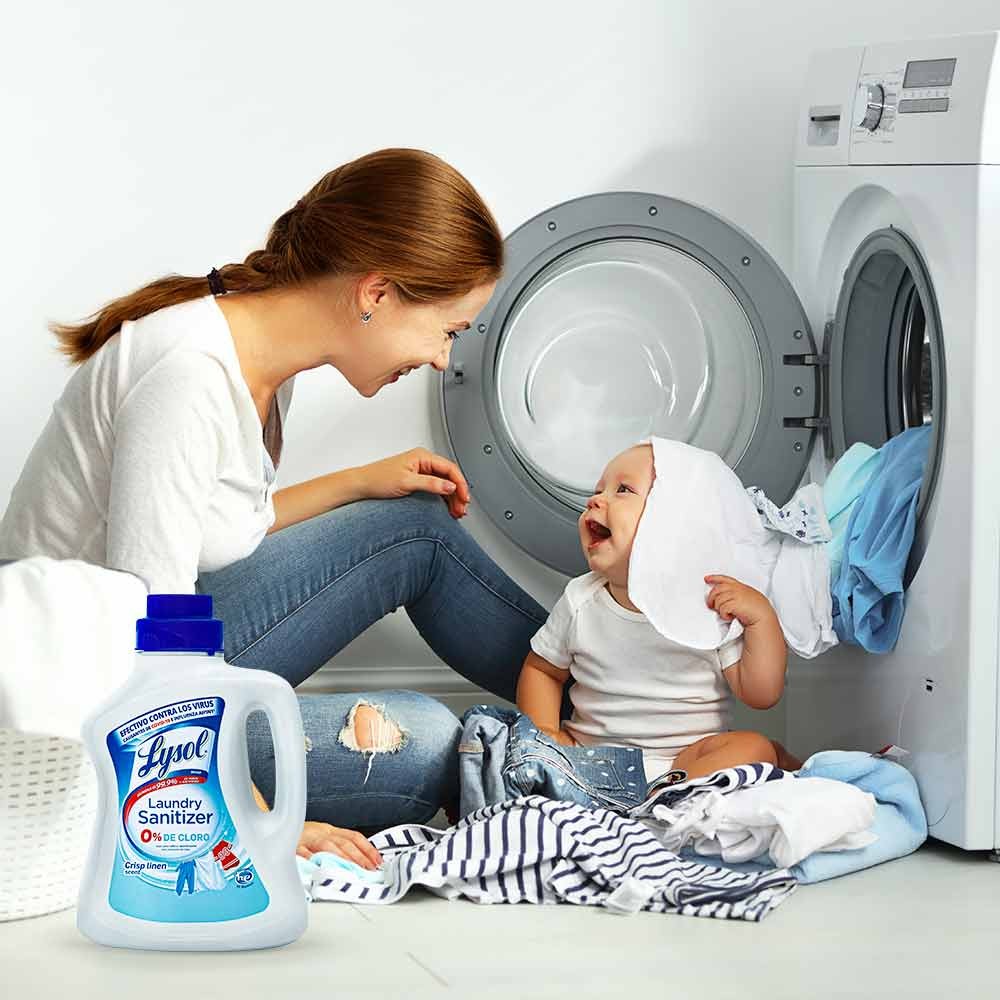Lysol laundry sanitizer, aditivo desinfectante para ropa | Lysol México