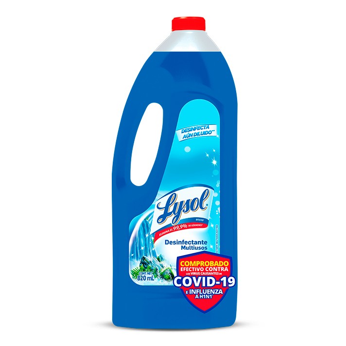 Lysol® Limpiador Desinfectante Multiusos Fresh Waters 820 ml