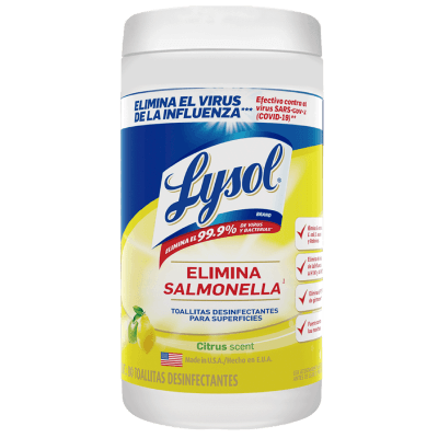 Lysol® Toallitas Desinfectantes para Superficies