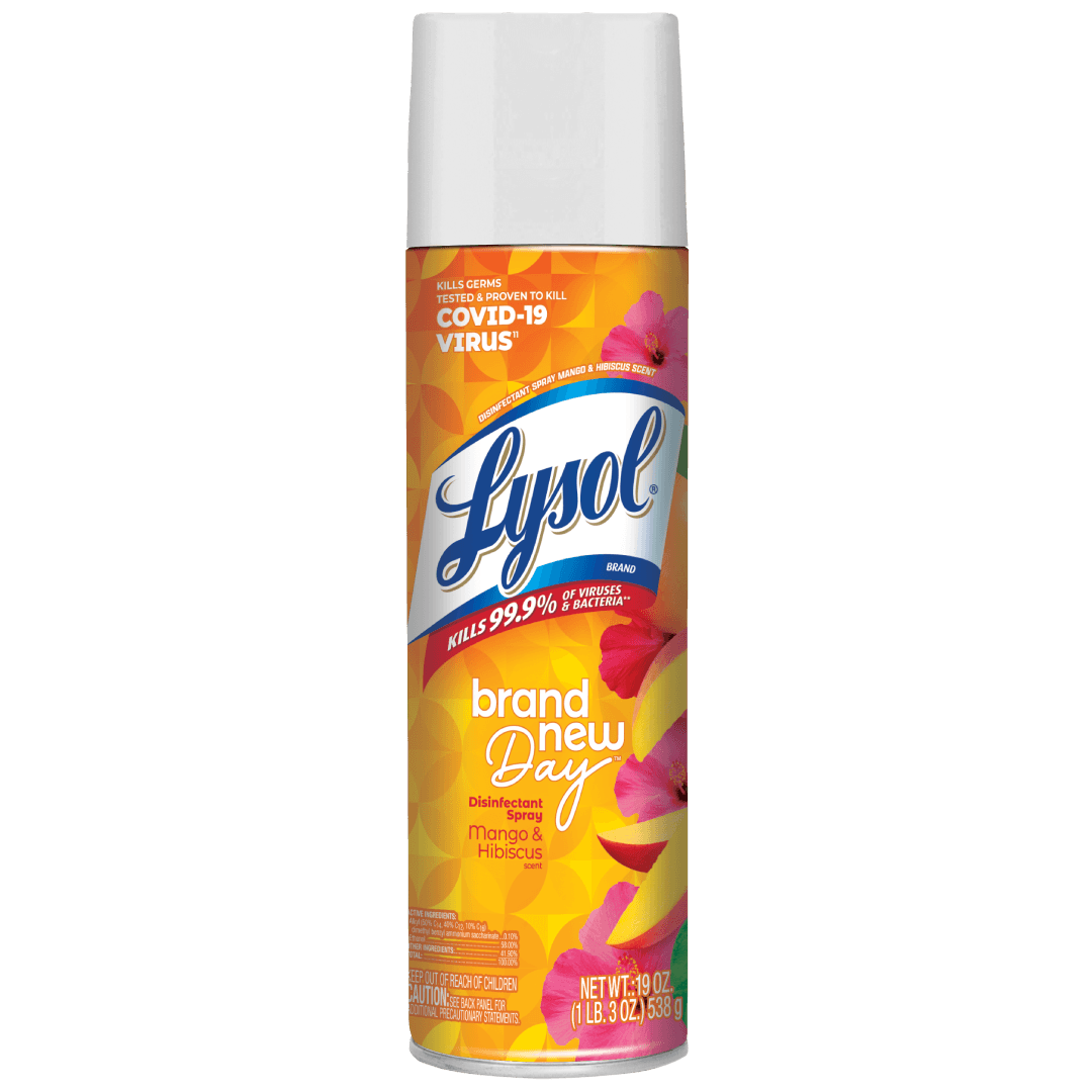 Lysol® Aerosol Desinfectante para Superficies aroma Mango & Hibiscus