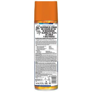 Lysol Desinfectante Antibacterial para Superficies aroma Mango and Hibiscus back.png